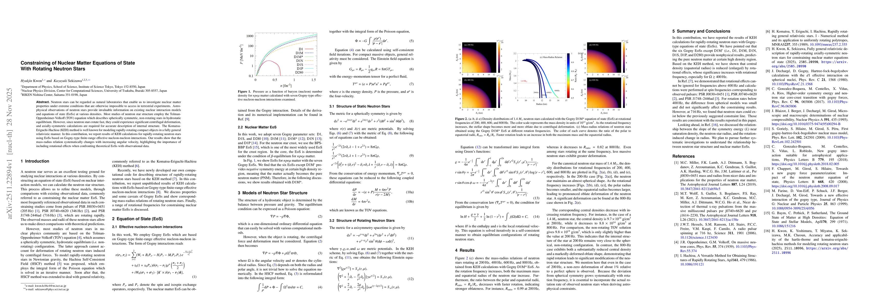 Thumbnail for Constraining of Nuclear Matter Equations of State With Rotating Neutron Stars