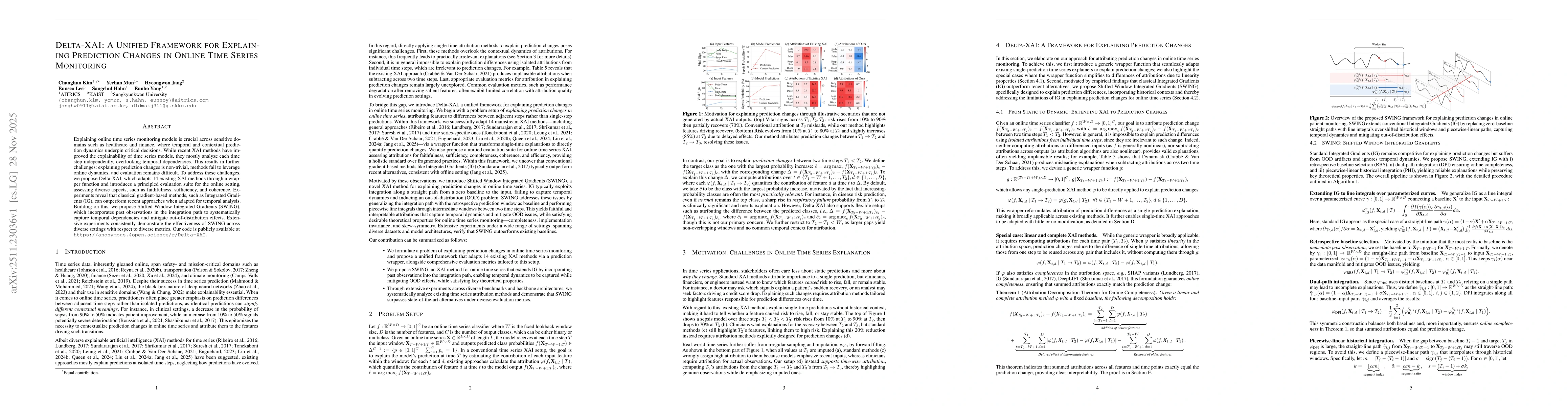 Thumbnail for Delta-XAI: A Unified Framework for Explaining Prediction Changes in Online Time Series Monitoring