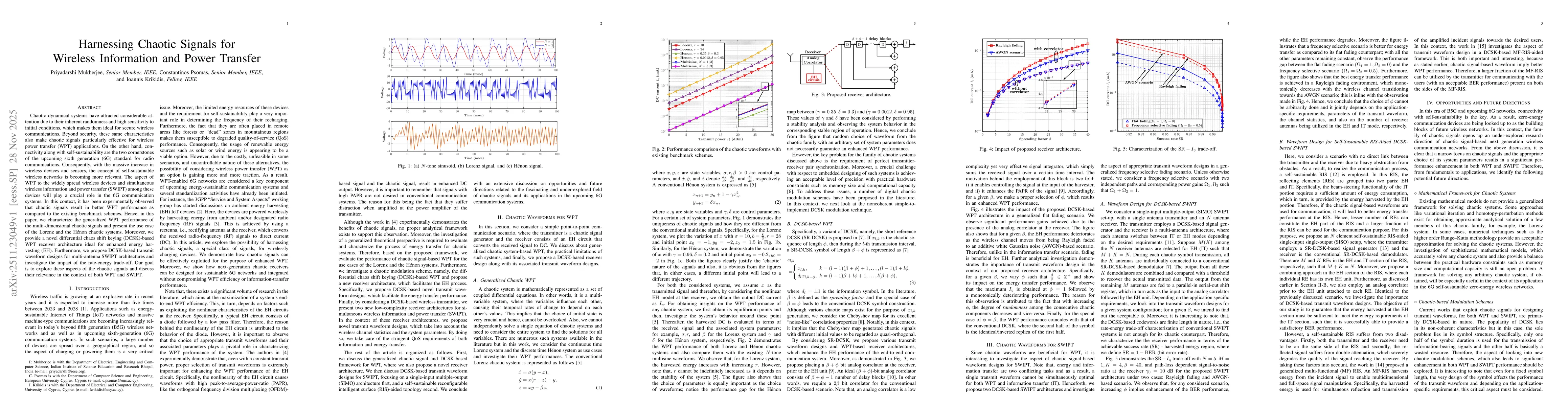 Thumbnail for Harnessing Chaotic Signals for Wireless Information and Power Transfer