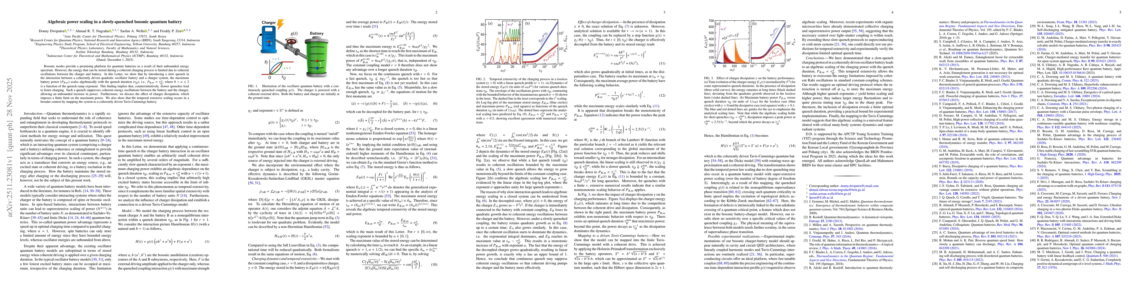 Thumbnail for Algebraic power scaling in a slowly-quenched bosonic quantum battery