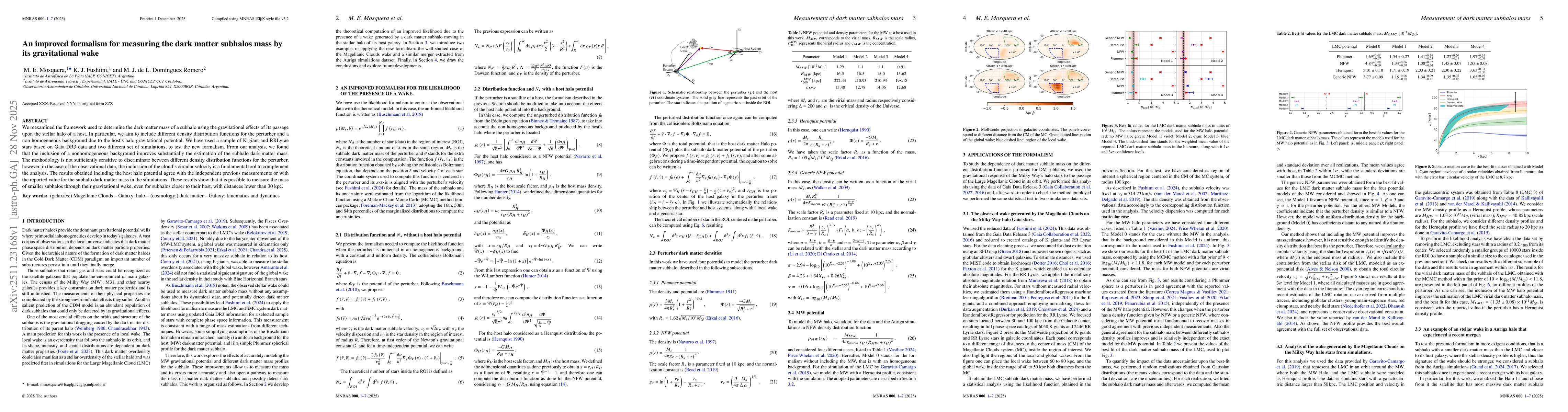 Thumbnail for An improved formalism for measuring the dark matter subhalos mass by its gravitational wake