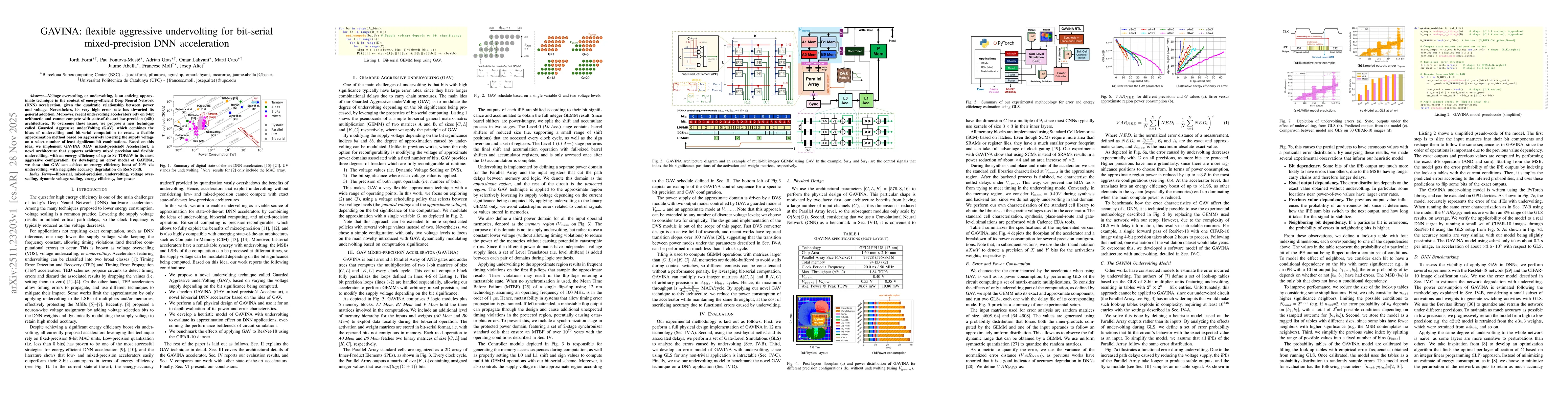 Thumbnail for GAVINA: flexible aggressive undervolting for bit-serial mixed-precision DNN acceleration