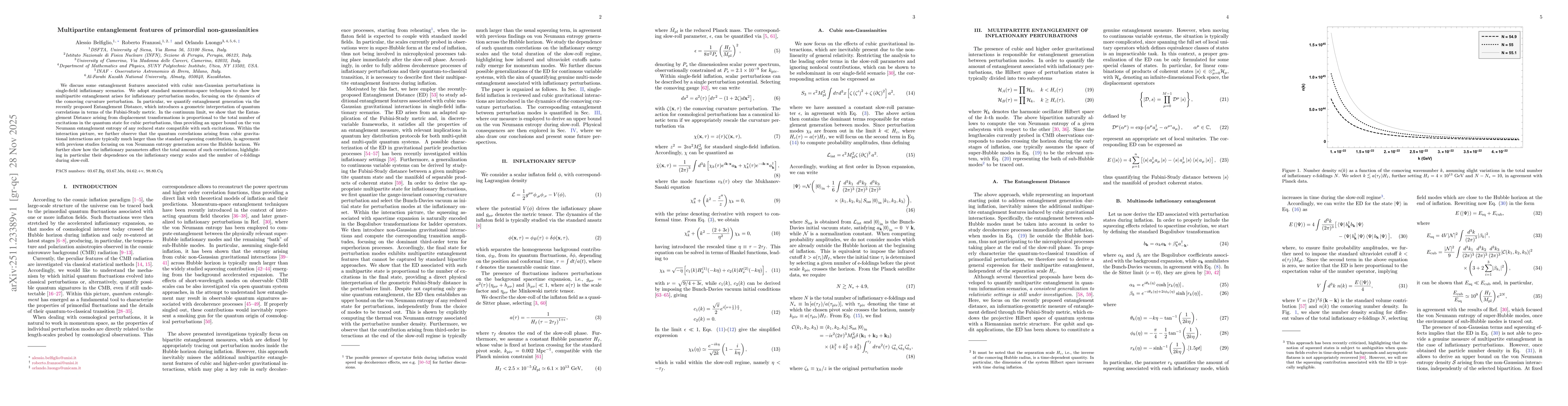 Thumbnail for Multipartite entanglement features of primordial non-gaussianities