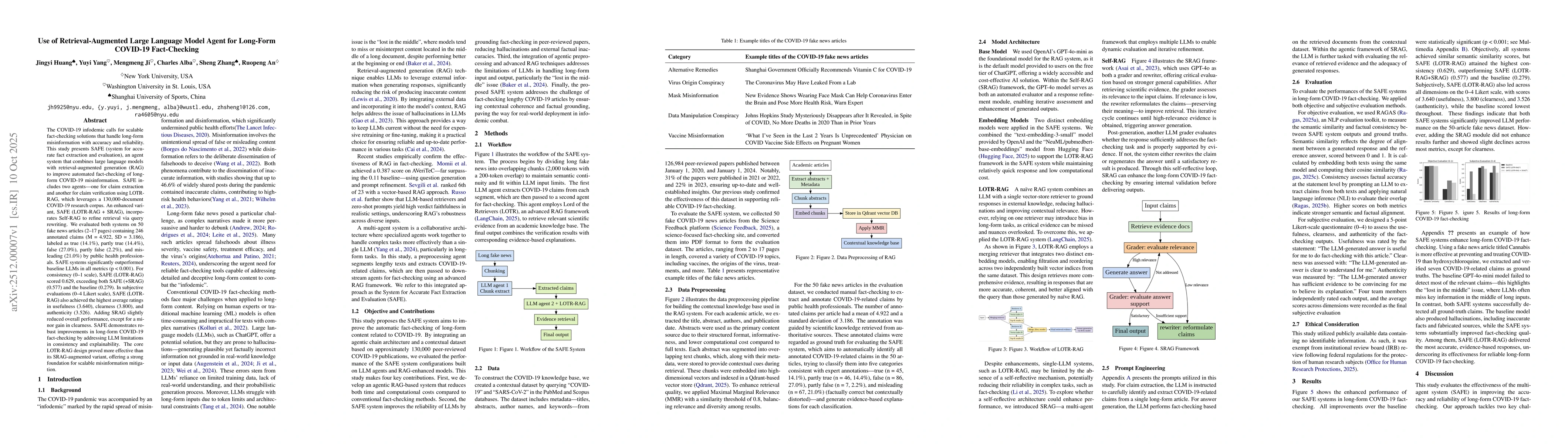 Thumbnail for Use of Retrieval-Augmented Large Language Model Agent for Long-Form COVID-19 Fact-Checking