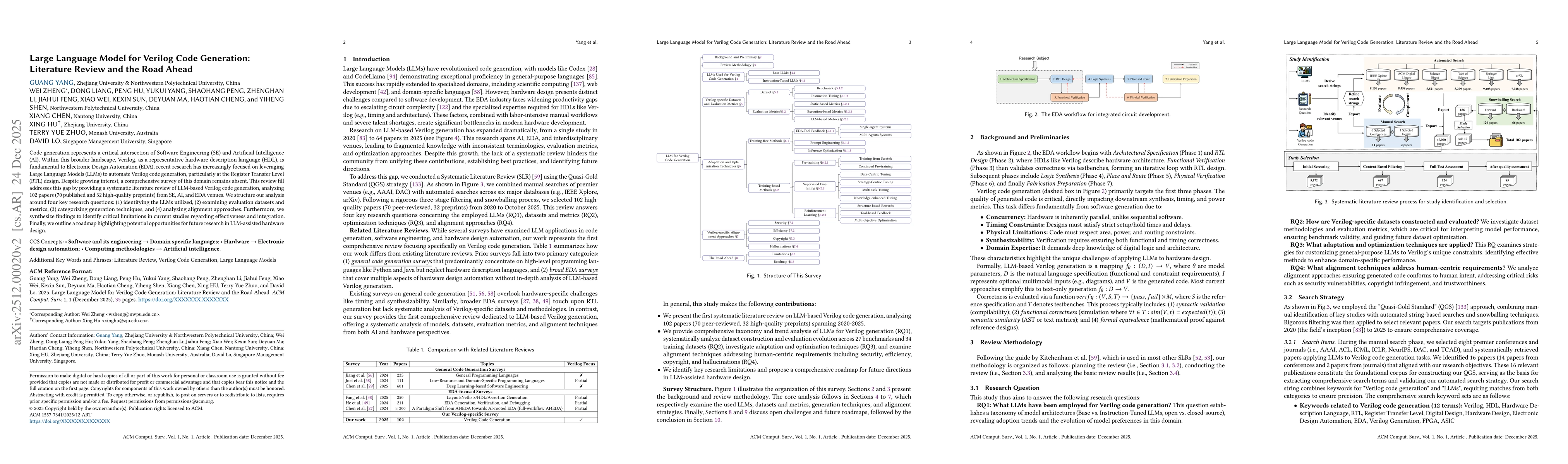 Thumbnail for Large Language Model for Verilog Code Generation: Literature Review and the Road Ahead