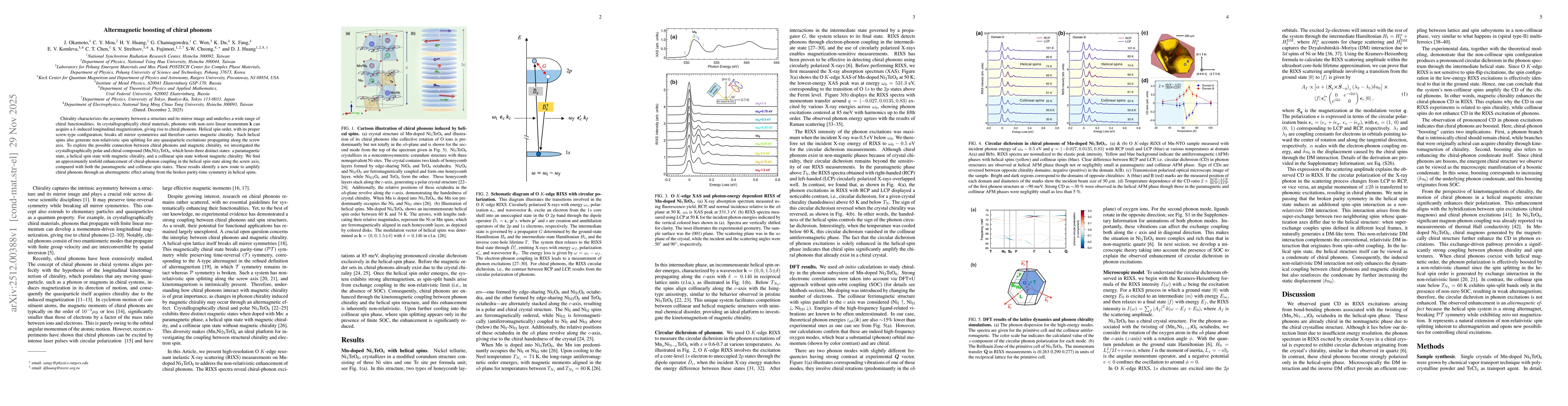 Thumbnail for Altermagnetic boosting of chiral phonons