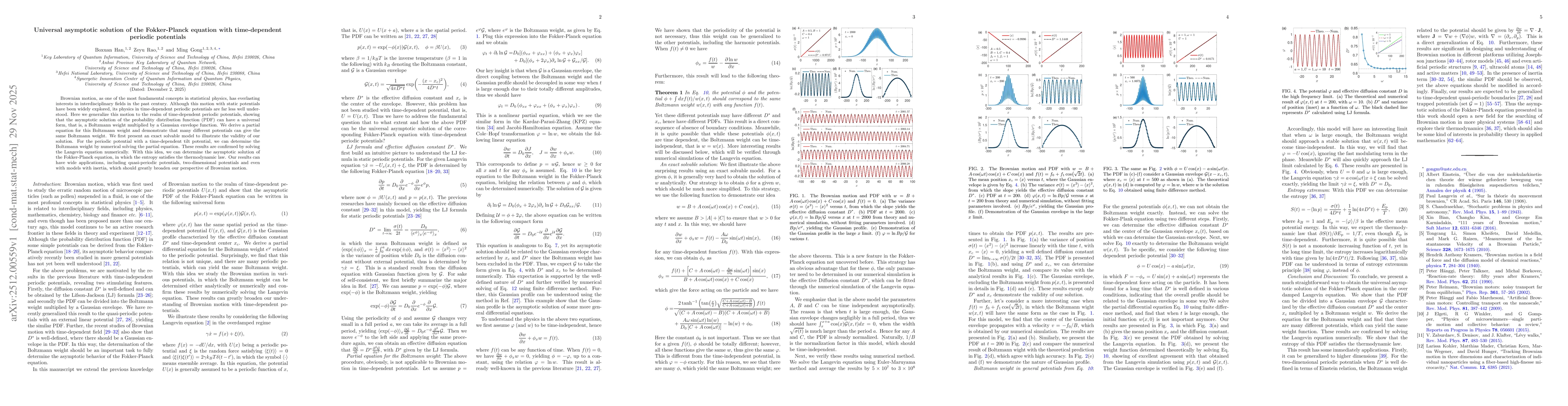 Thumbnail for Universal asymptotic solution of the Fokker-Planck equation with time-dependent periodic potentials