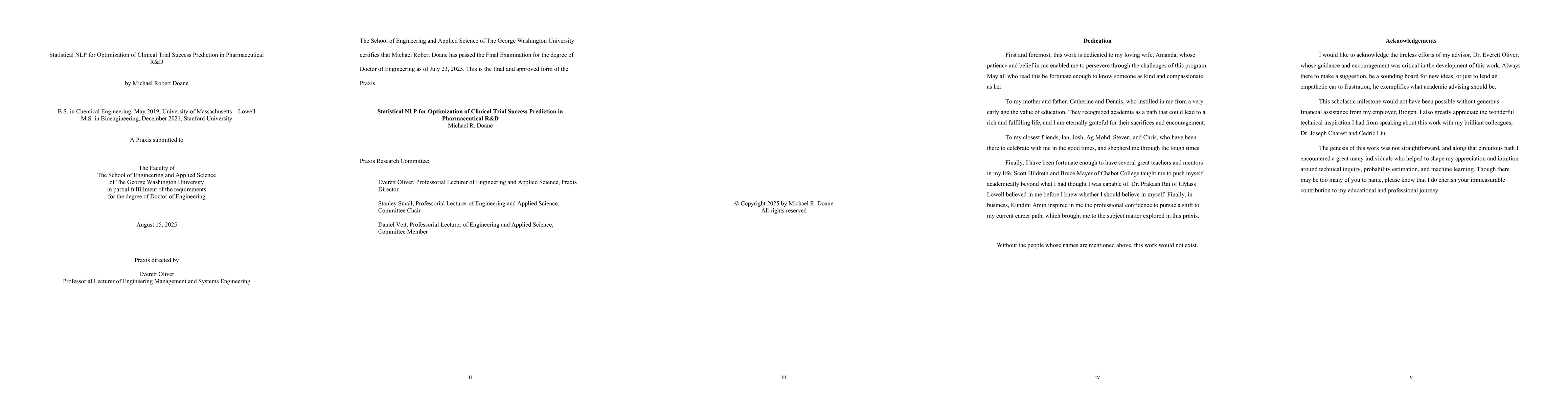 Thumbnail for Statistical NLP for Optimization of Clinical Trial Success Prediction in Pharmaceutical R&D