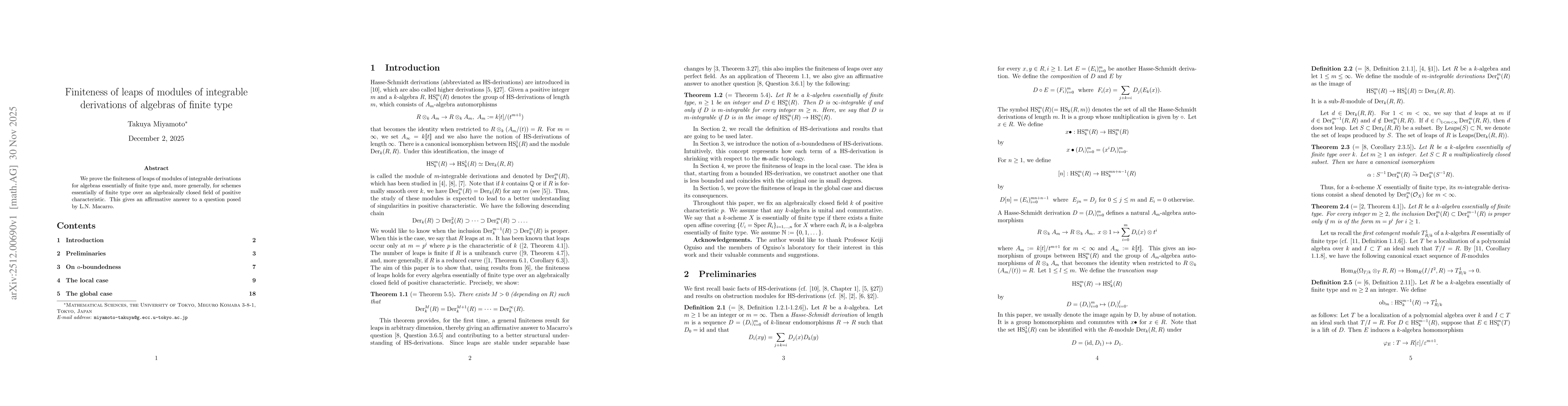 Thumbnail for Finiteness of leaps of modules of integrable derivations of algebras of finite type