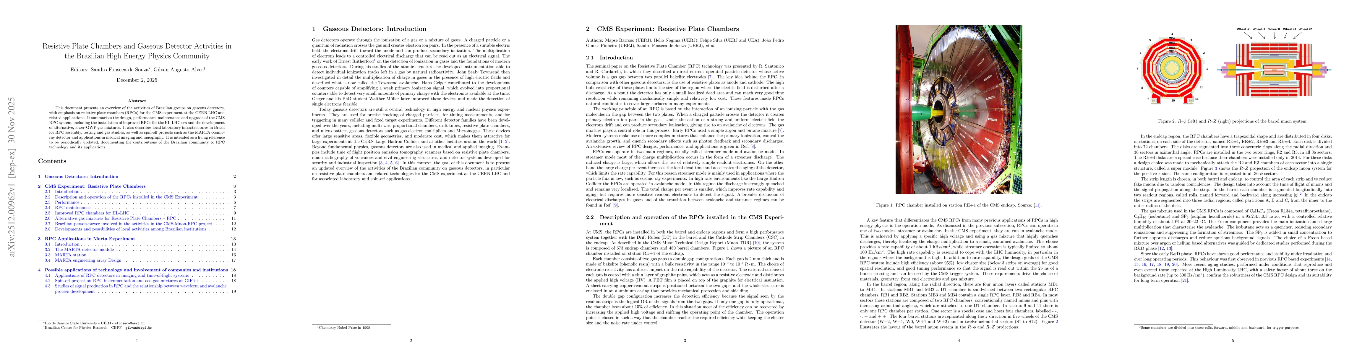 Thumbnail for Resistive Plate Chambers and Gaseous Detector Activities in the Brazilian High Energy Physics Community