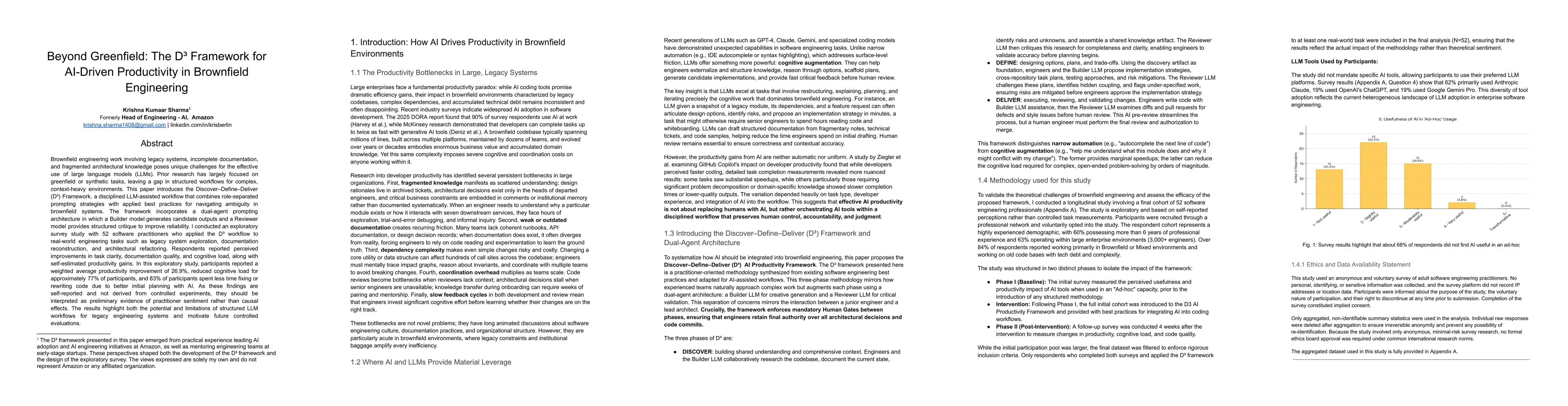 Thumbnail for Beyond Greenfield: AI-Driven Productivity in Documentation and Brownfield Engineering
