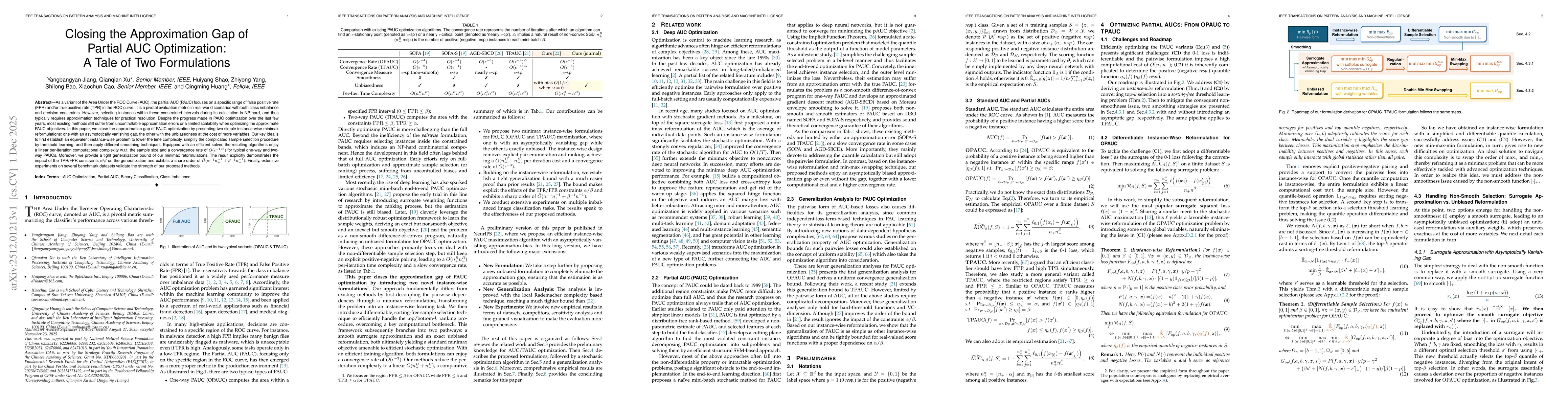 Thumbnail for Closing the Approximation Gap of Partial AUC Optimization: A Tale of Two Formulations