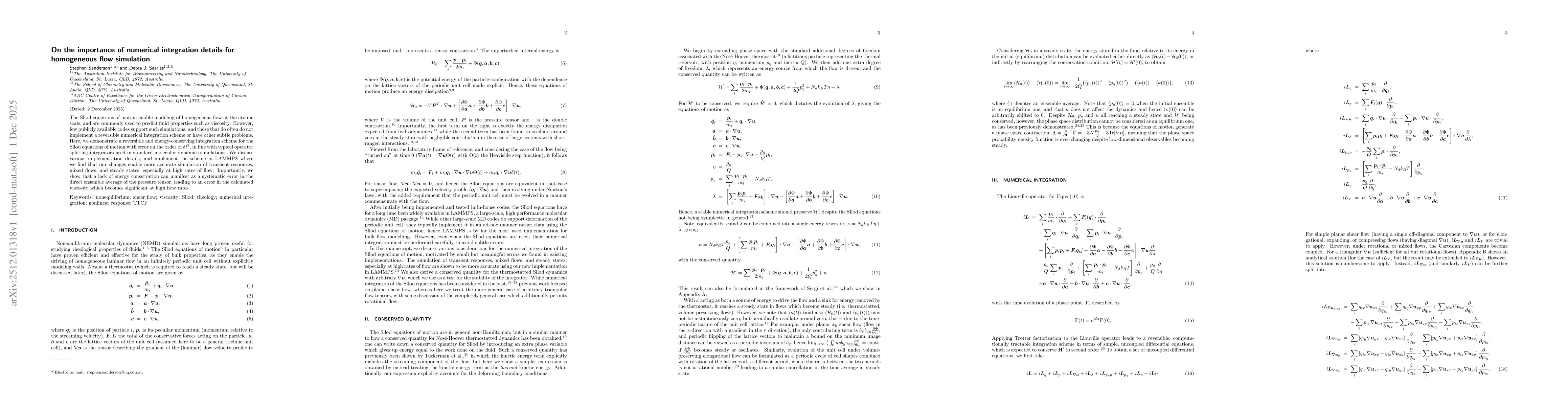 Thumbnail for On the importance of numerical integration details for homogeneous flow simulation