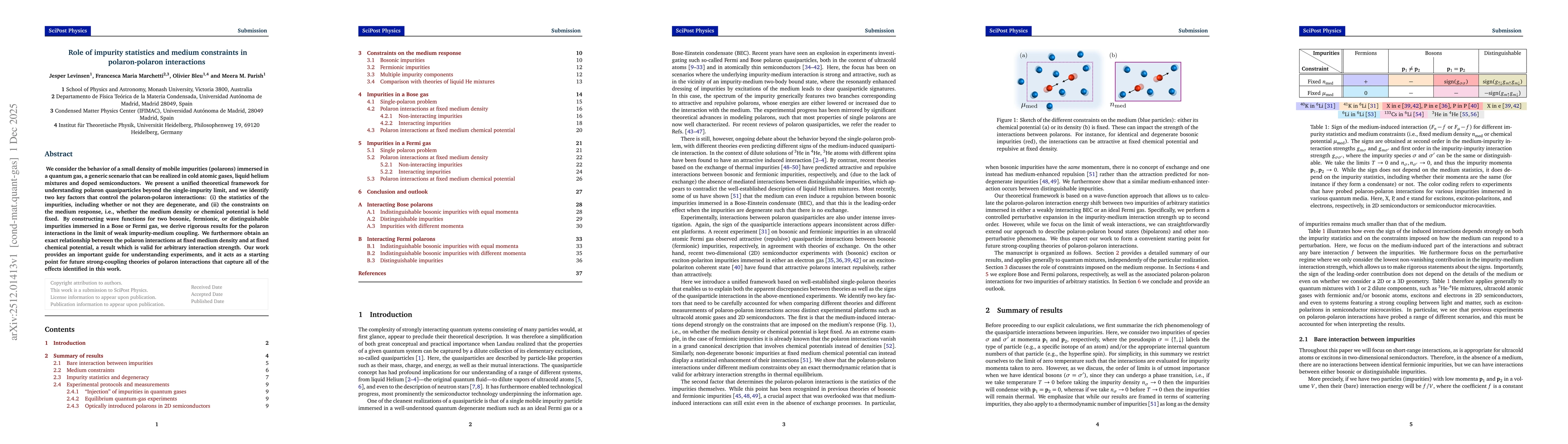 Thumbnail for Role of impurity statistics and medium constraints in polaron-polaron interactions