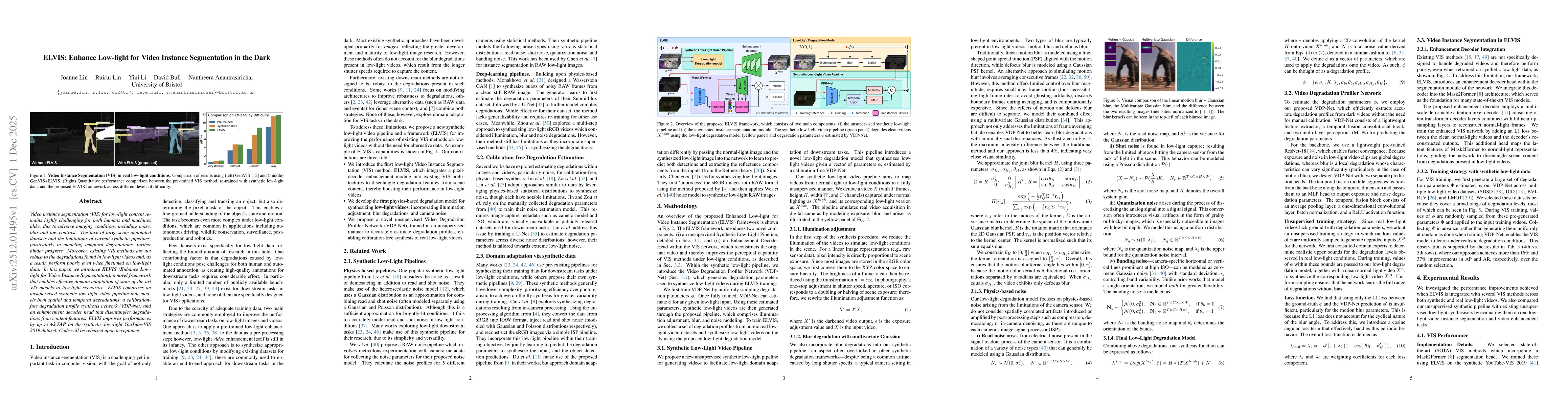 Thumbnail for ELVIS: Enhance Low-Light for Video Instance Segmentation in the Dark