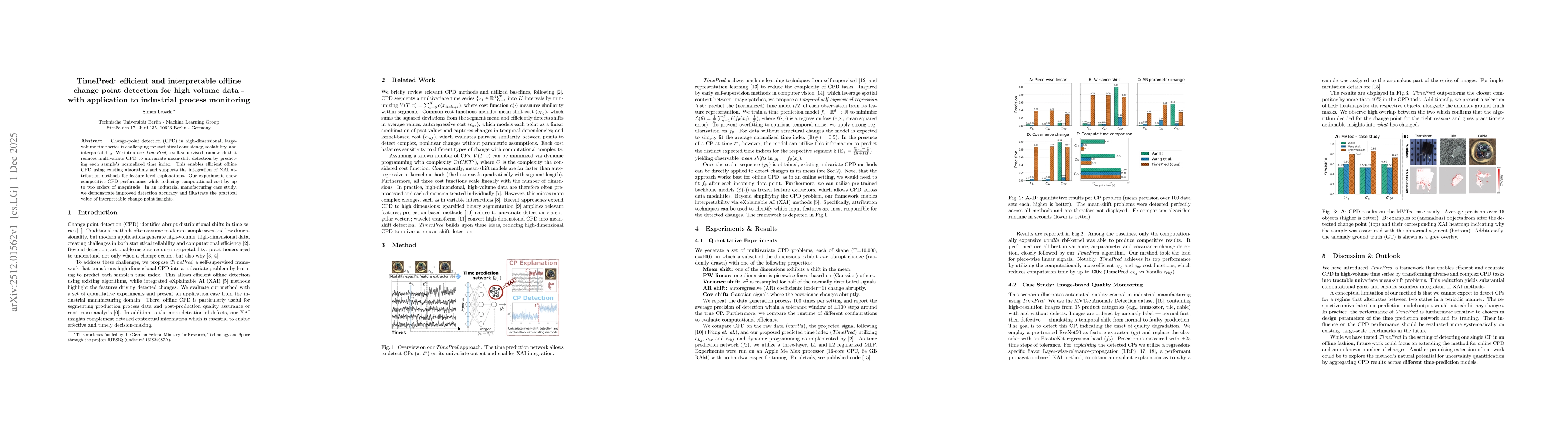 Thumbnail for TimePred: efficient and interpretable offline change point detection for high volume data - with application to industrial process monitoring