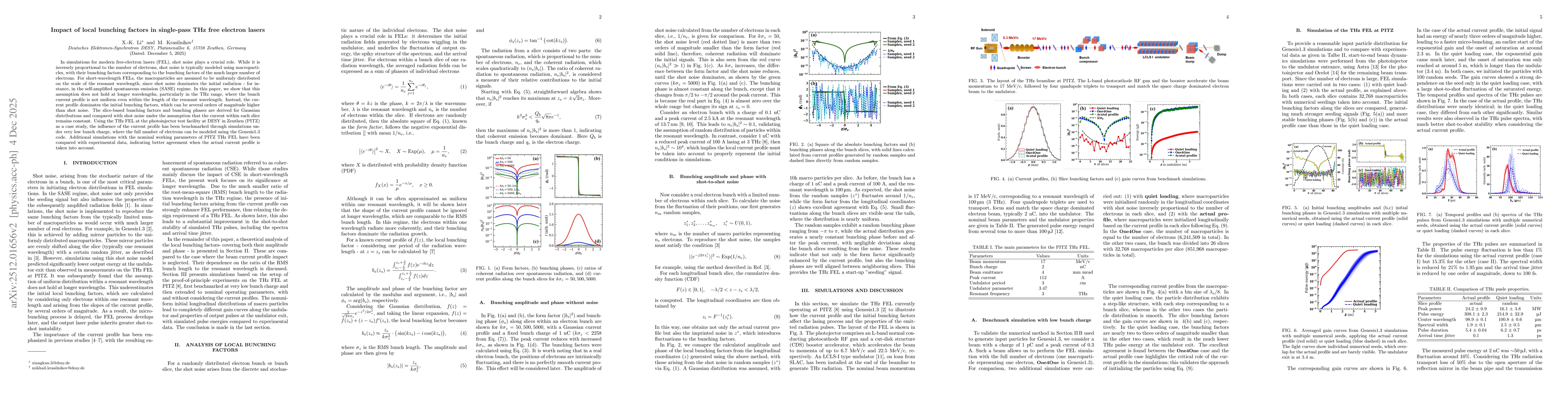 Thumbnail for Impact of local bunching factors in single-pass THz free electron lasers