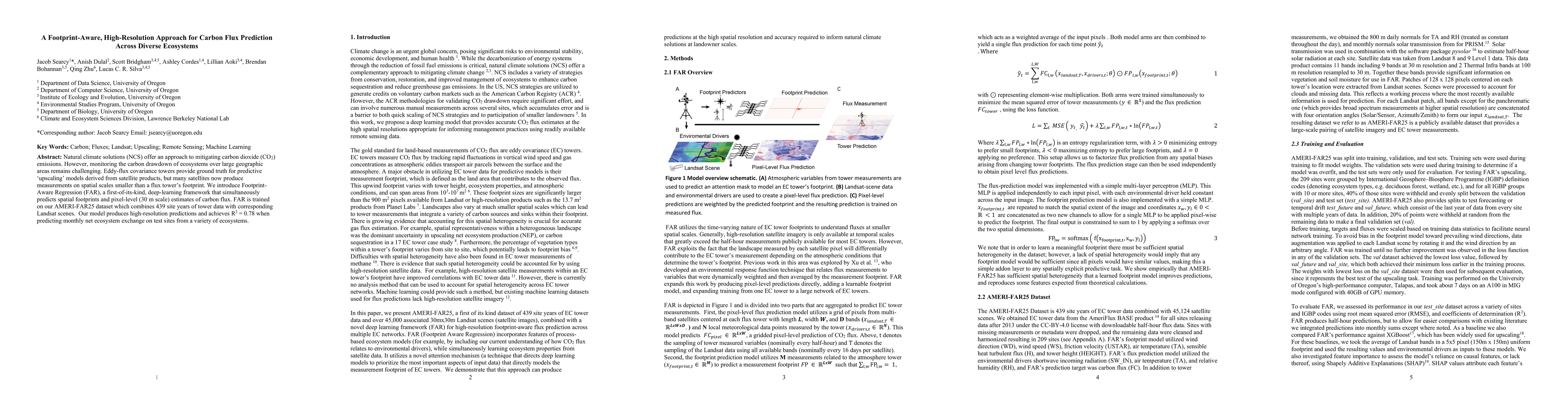 Thumbnail for A Footprint-Aware, High-Resolution Approach for Carbon Flux Prediction Across Diverse Ecosystems