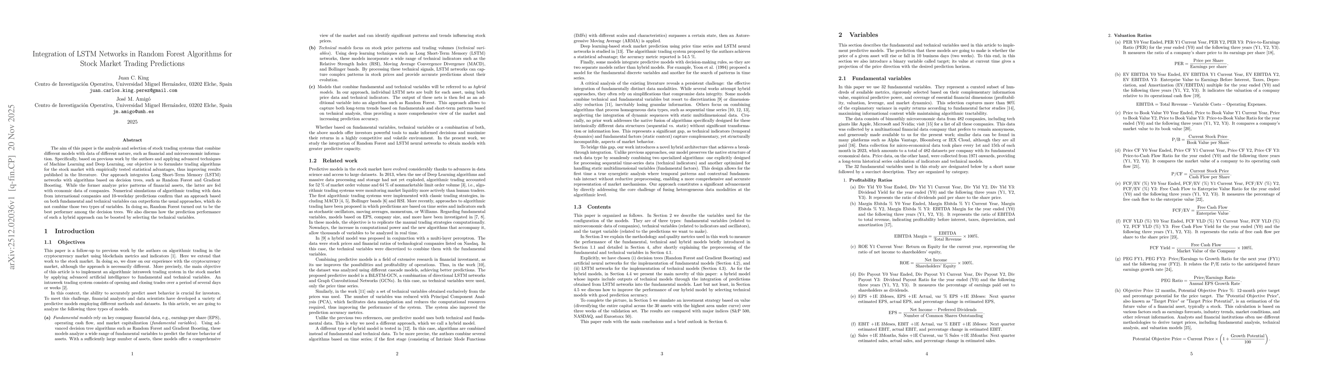 Thumbnail for Integration of LSTM Networks in Random Forest Algorithms for Stock Market Trading Predictions