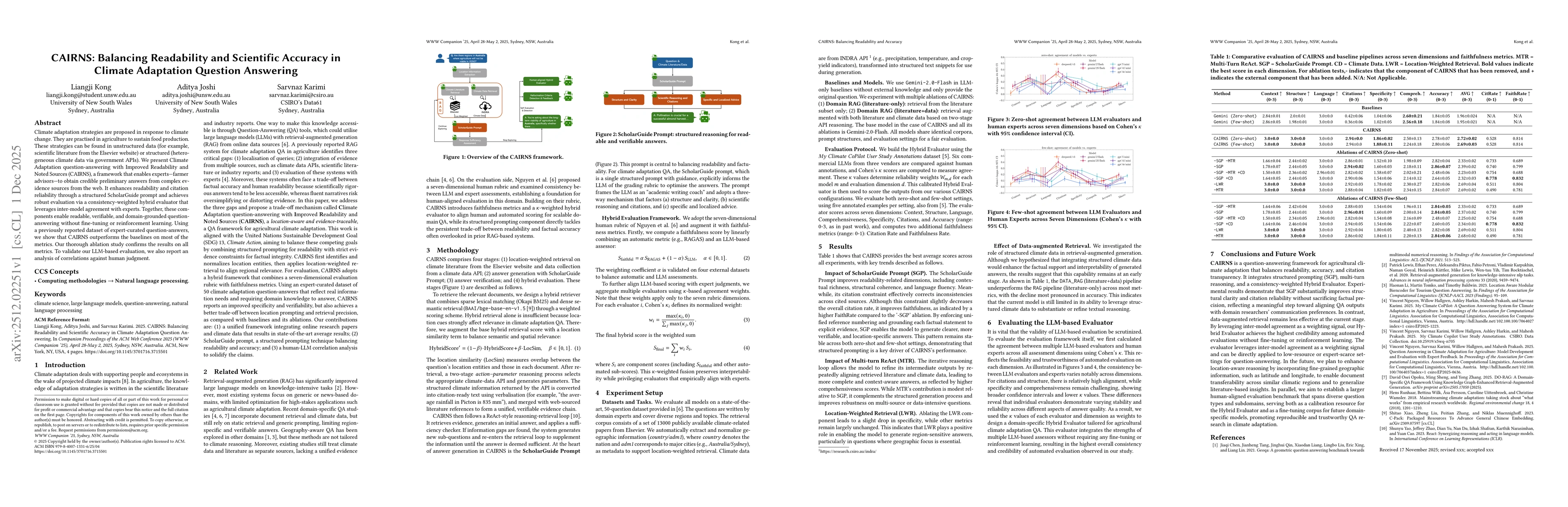 Thumbnail for CAIRNS: Balancing Readability and Scientific Accuracy in Climate Adaptation Question Answering