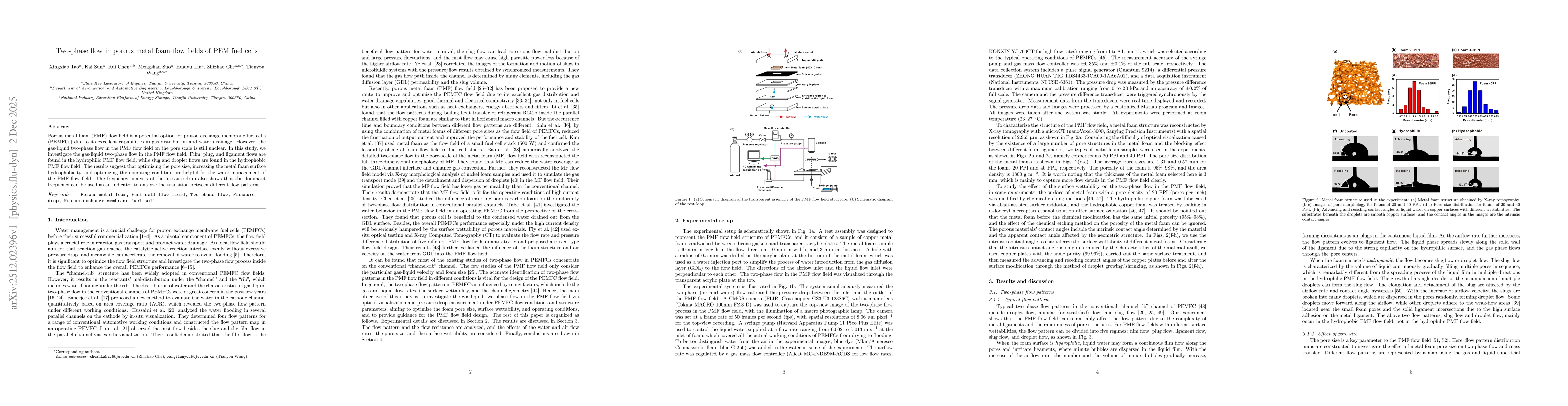 Thumbnail for Two-phase flow in porous metal foam flow fields of PEM fuel cells