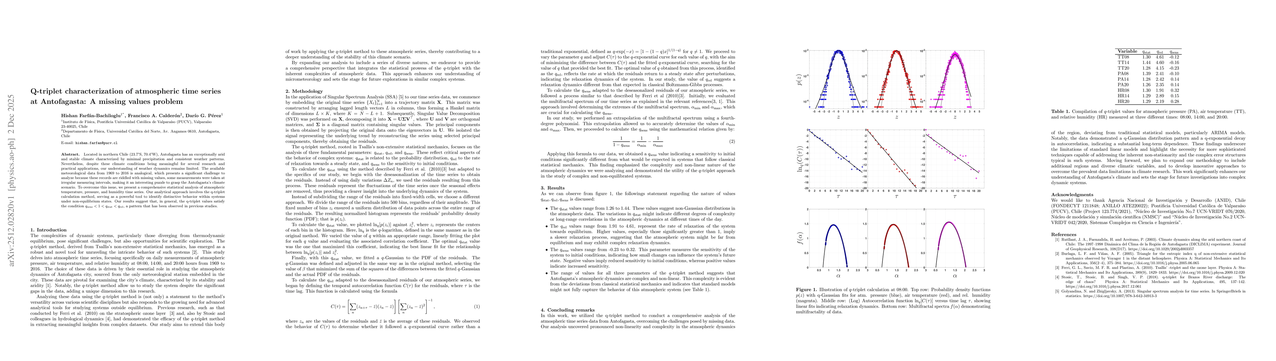 Thumbnail for Q-triplet characterization of atmospheric time series at Antofagasta: A missing values problem