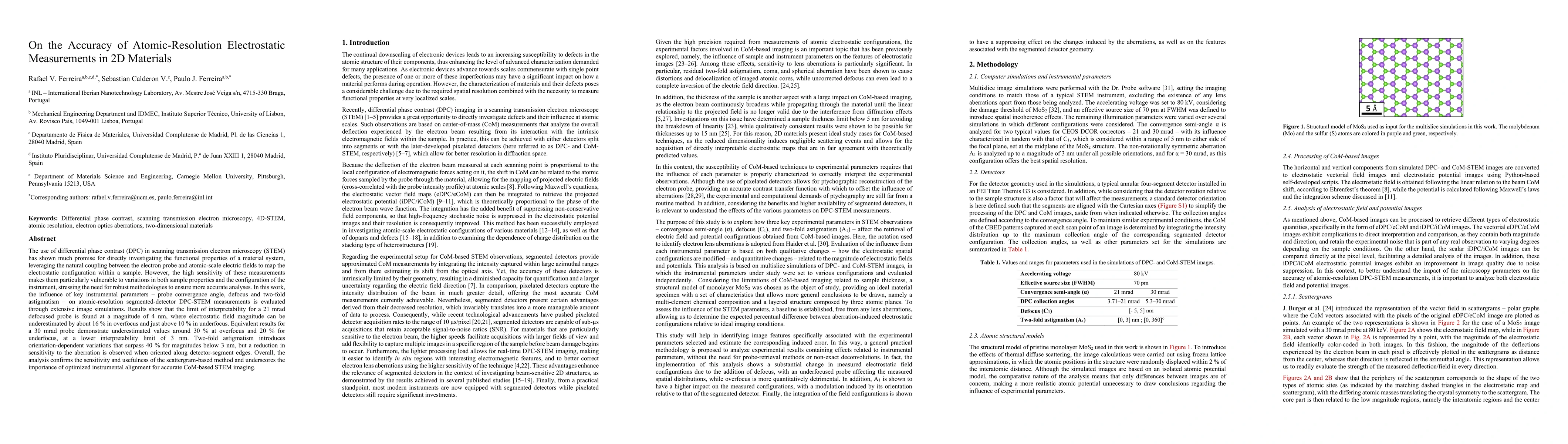 Thumbnail for On the Accuracy of Atomic Resolution Electrostatic Measurements in 2D Materials