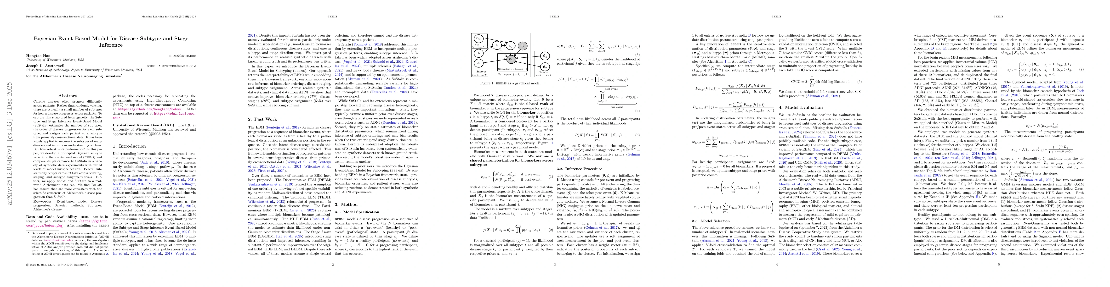 Thumbnail for Bayesian Event-Based Model for Disease Subtype and Stage Inference