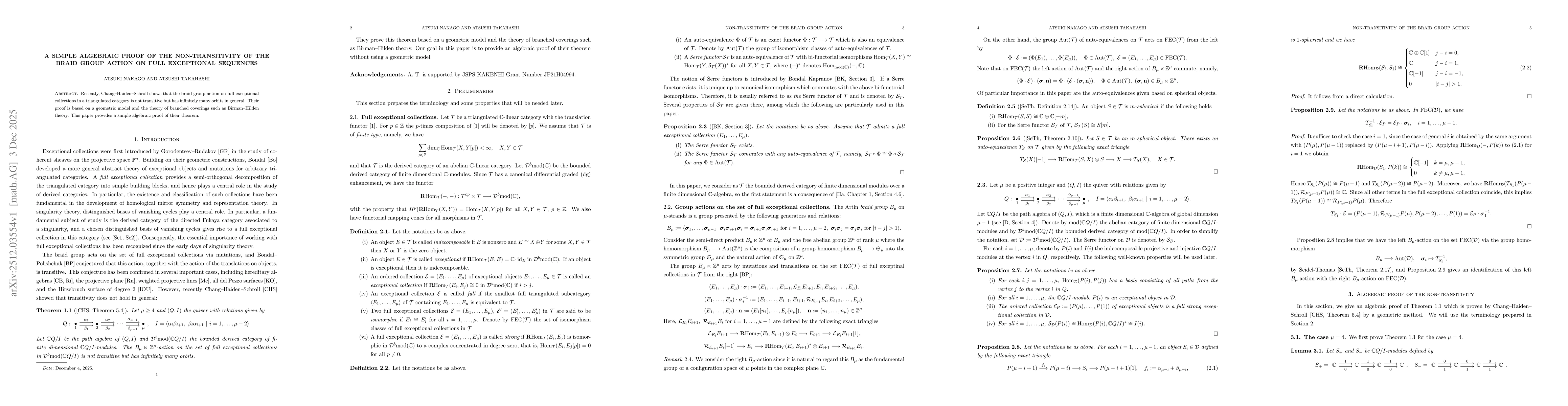 Thumbnail for A simple algebraic proof of the non-transitivity of the braid group action on full exceptional sequences