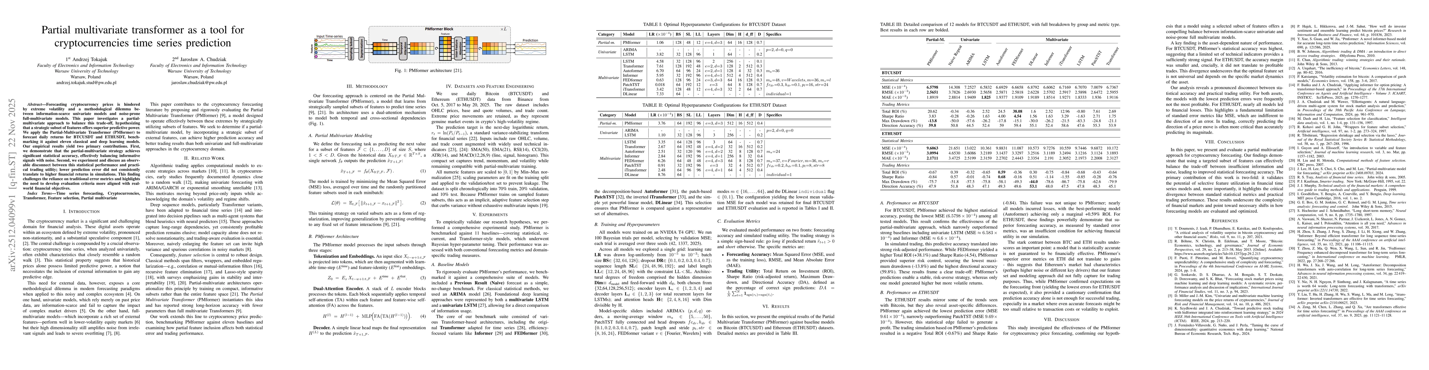Thumbnail for Partial multivariate transformer as a tool for cryptocurrencies time series prediction