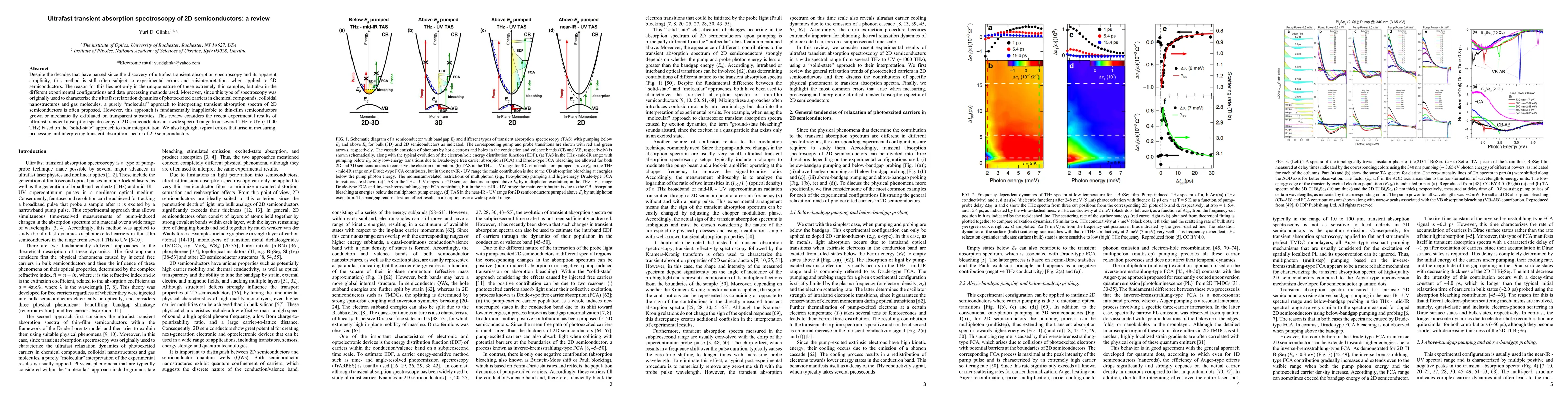 Thumbnail for Ultrafast transient absorption spectroscopy of 2D semiconductors: a review