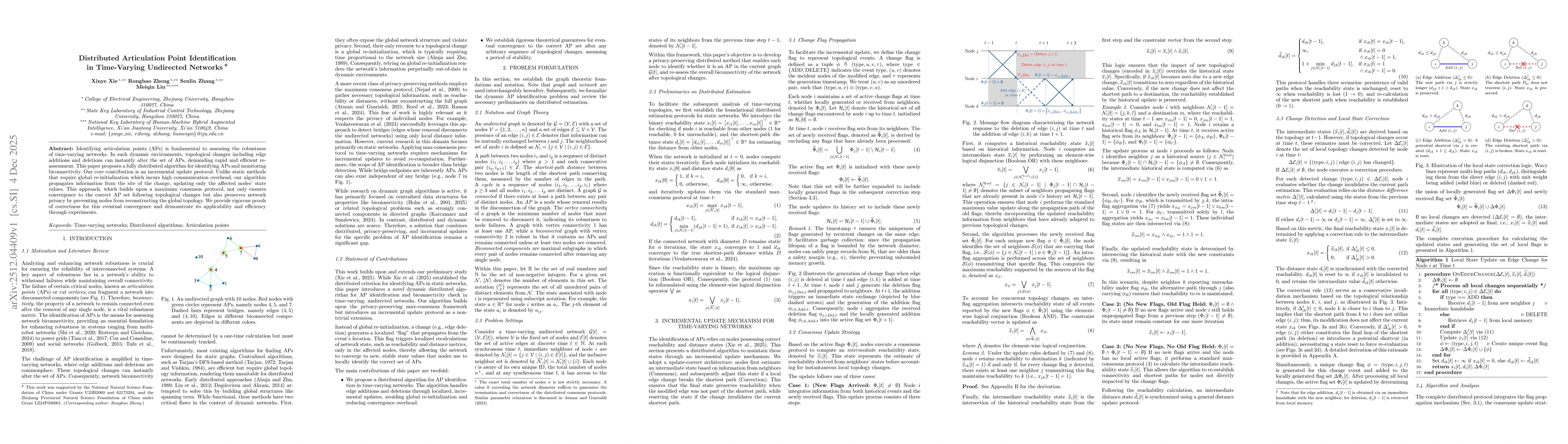 Thumbnail for Distributed Articulation Point Identification in Time-Varying Undirected Networks