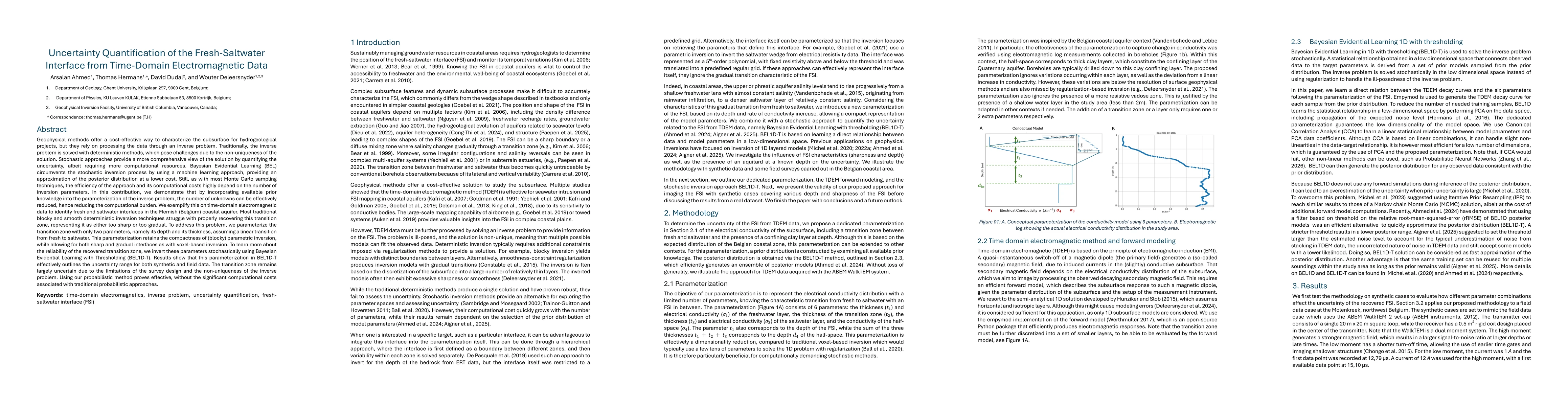 Thumbnail for Uncertainty Quantification of the Fresh-Saltwater Interface from Time-Domain Electromagnetic Data