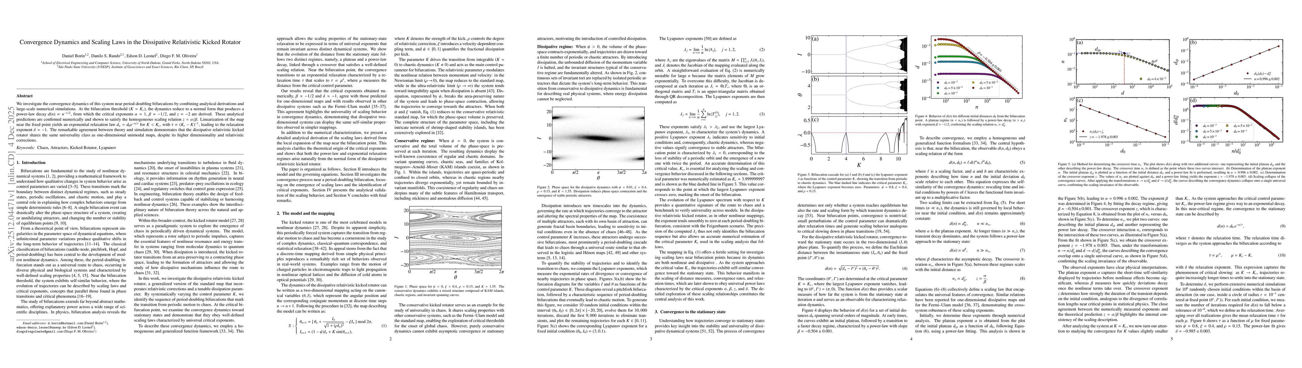 Thumbnail for Convergence Dynamics and Scaling Laws in the Dissipative Relativistic Kicked Rotator