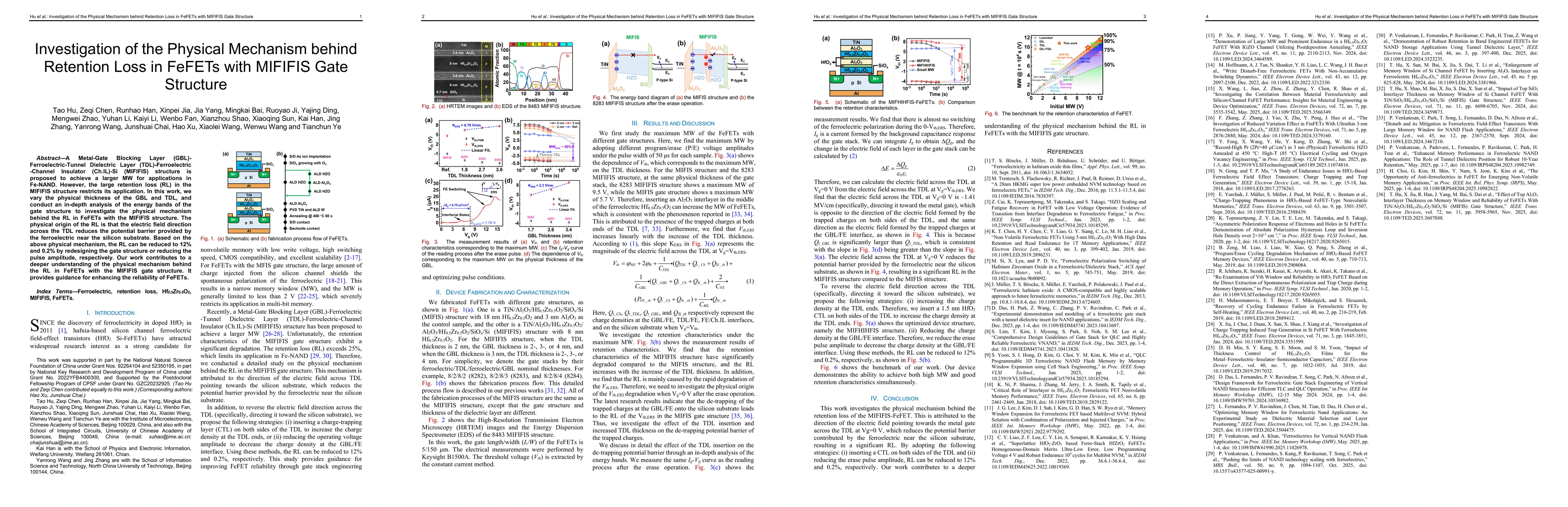 Thumbnail for Investigation of the Physical Mechanism behind Retention Loss in FeFETs with MIFIFIS Gate Structure
