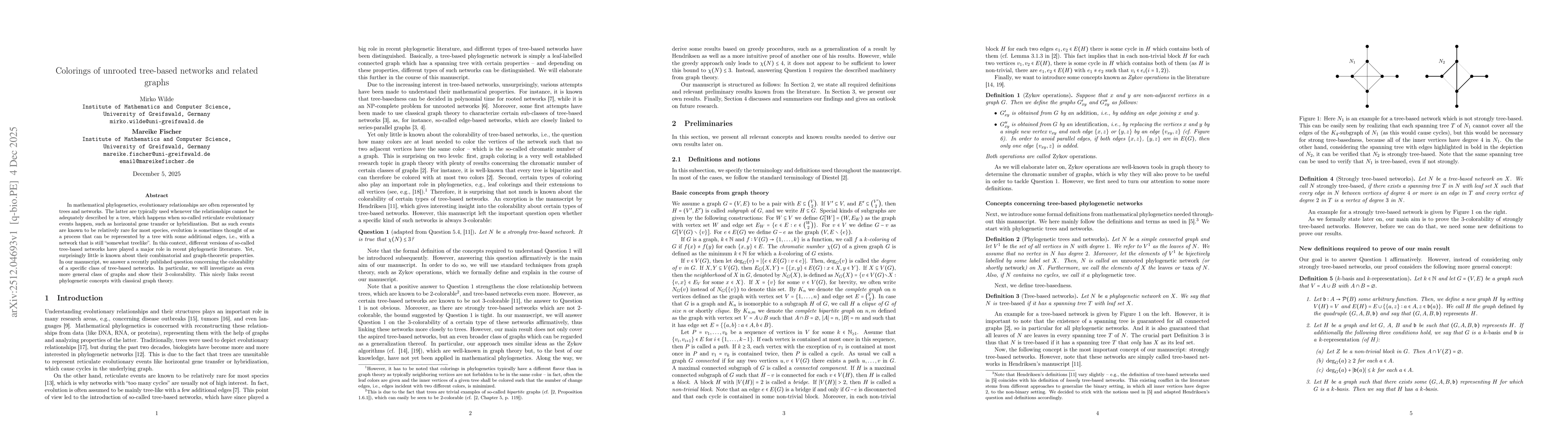 Thumbnail for Colorings of unrooted tree-based networks and related graphs