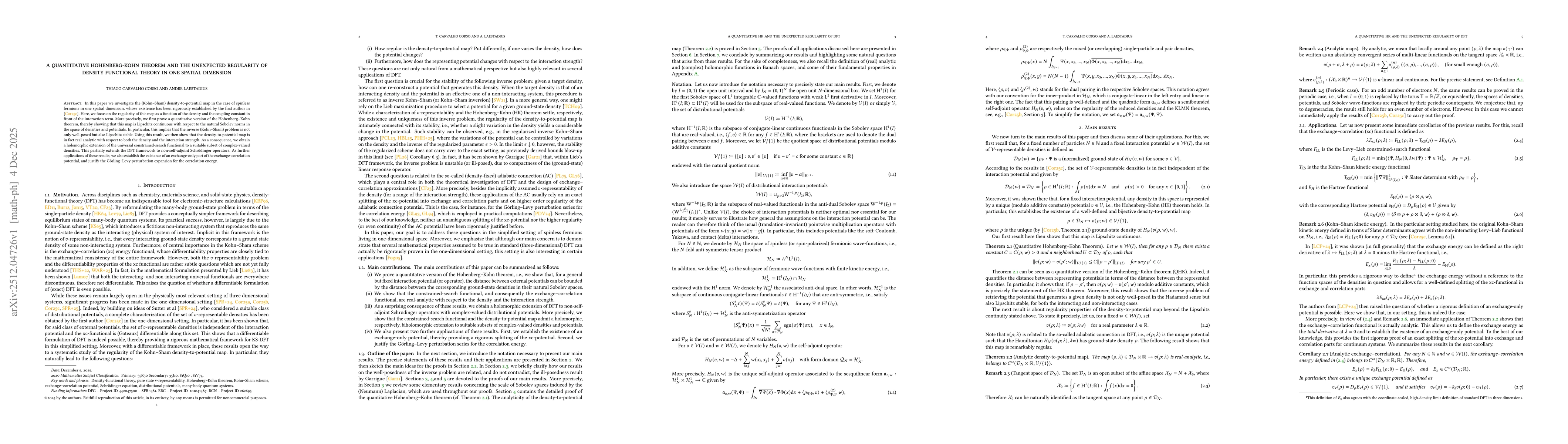 Thumbnail for A quantitative Hohenberg-Kohn theorem and the unexpected regularity of density functional theory in one spatial dimension