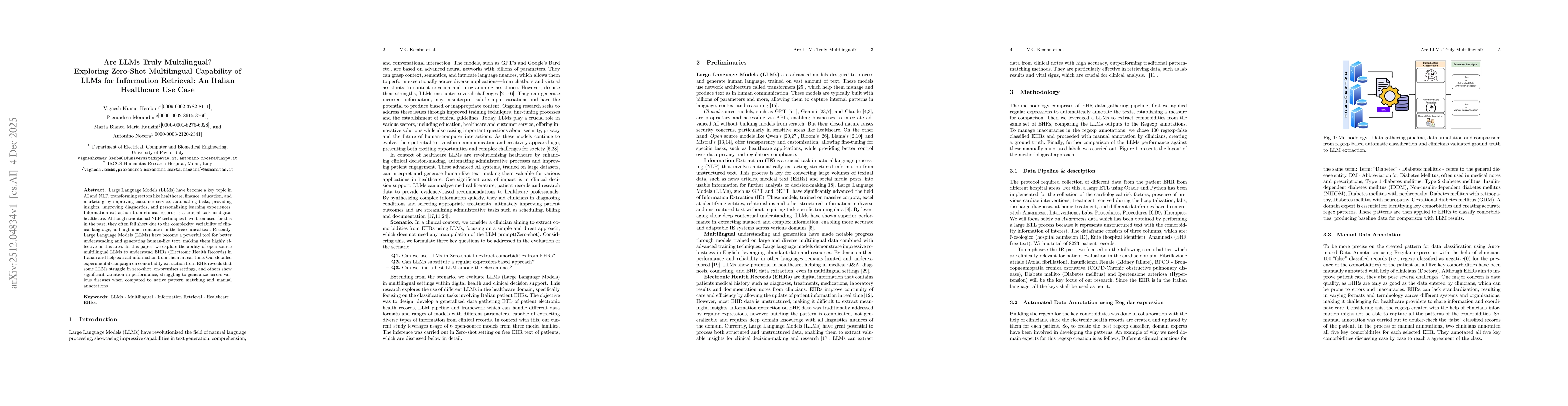 Thumbnail for Are LLMs Truly Multilingual? Exploring Zero-Shot Multilingual Capability of LLMs for Information Retrieval: An Italian Healthcare Use Case