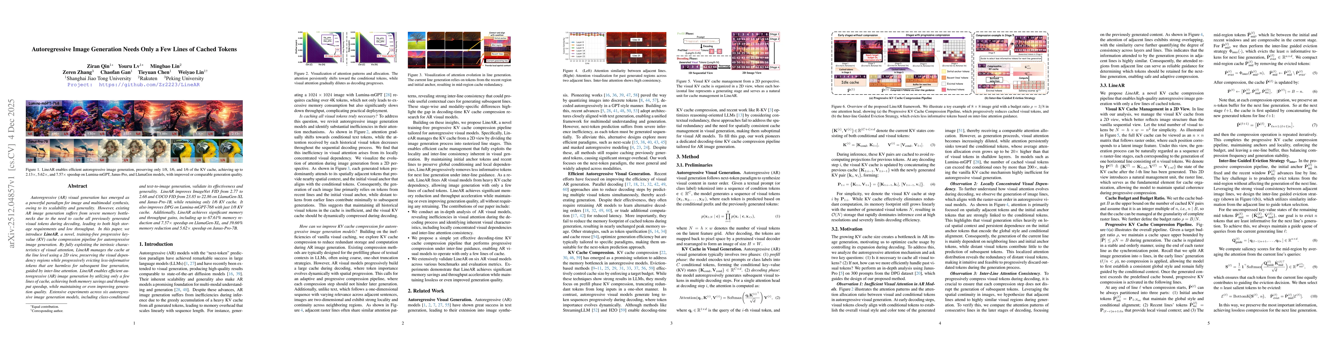 Thumbnail for Autoregressive Image Generation Needs Only a Few Lines of Cached Tokens
