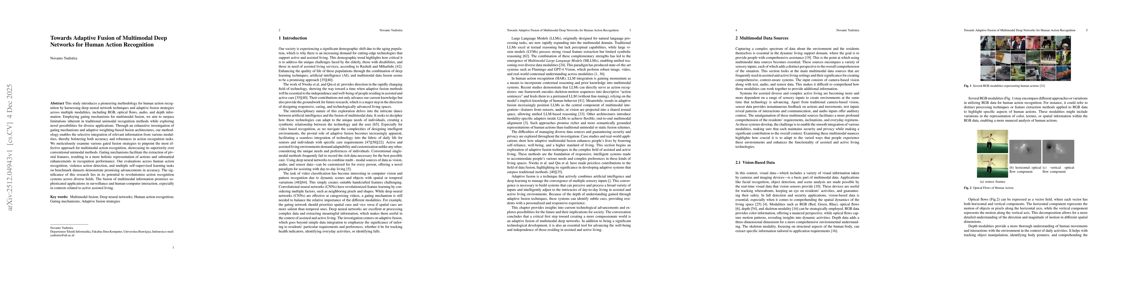 Thumbnail for Towards Adaptive Fusion of Multimodal Deep Networks for Human Action Recognition