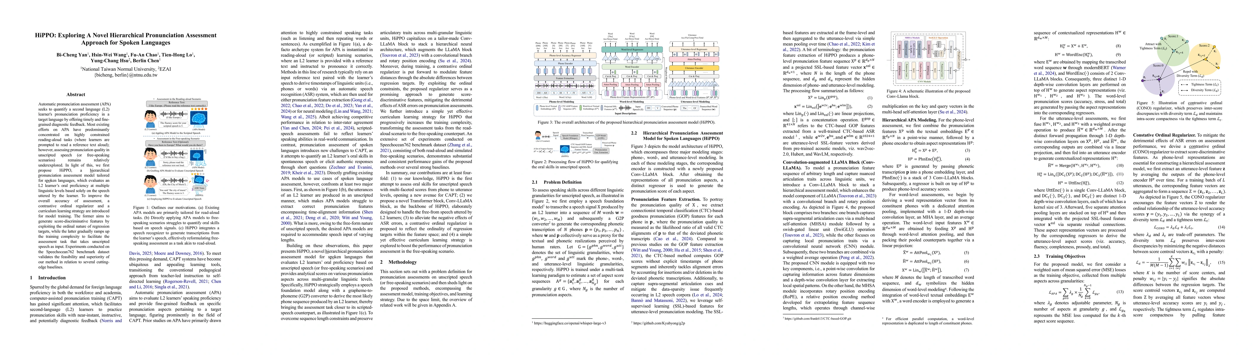 Thumbnail for HiPPO: Exploring A Novel Hierarchical Pronunciation Assessment Approach for Spoken Languages