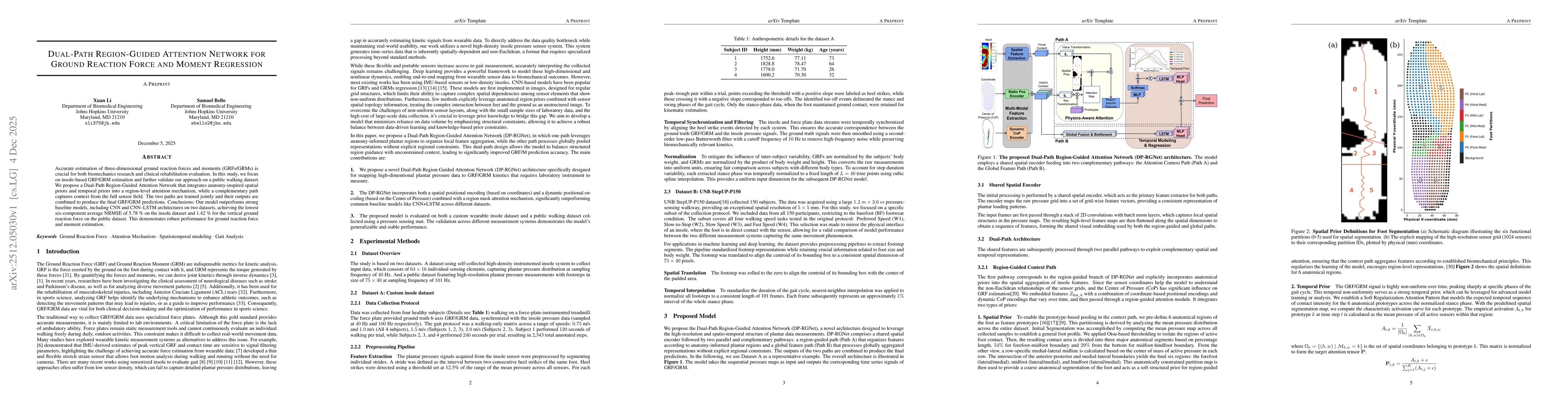 Thumbnail for Dual-Path Region-Guided Attention Network for Ground Reaction Force and Moment Regression