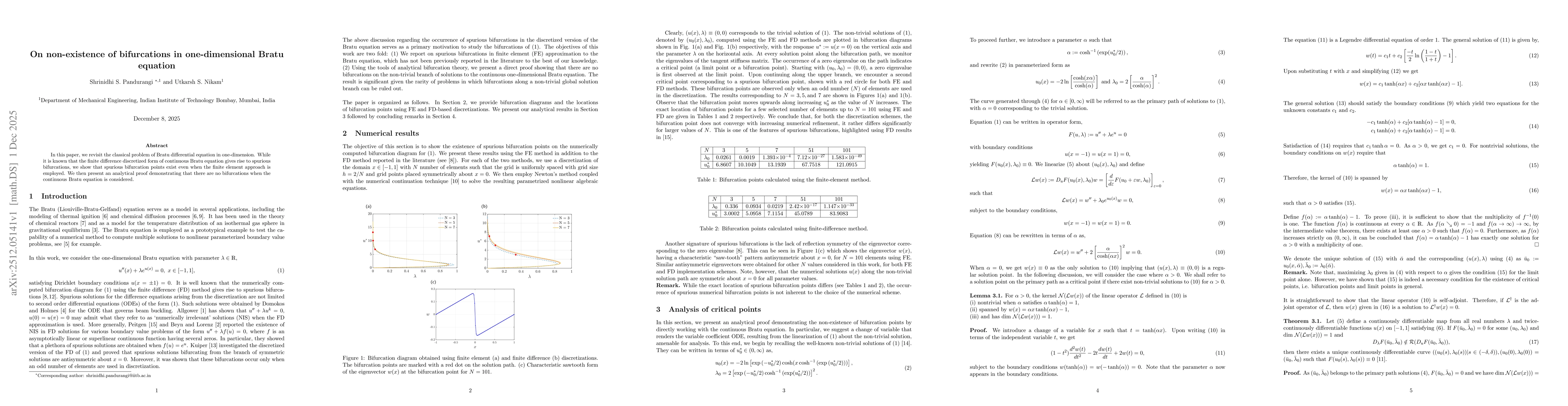 Thumbnail for On non-existence of bifurcations in one-dimensional Bratu equation