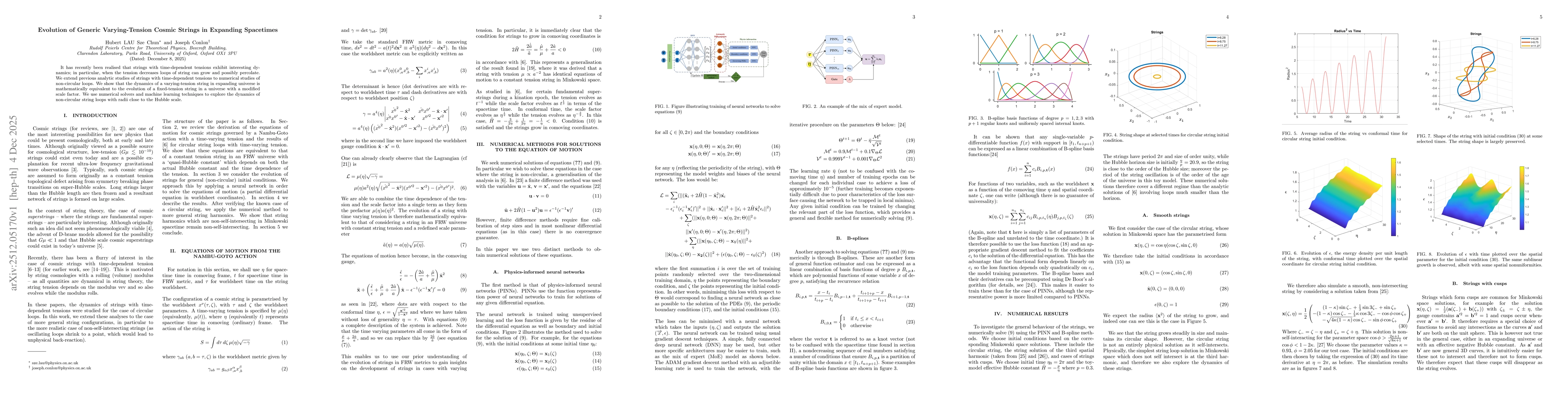 Thumbnail for Evolution of Generic Varying-Tension Cosmic Strings in Expanding Spacetimes
