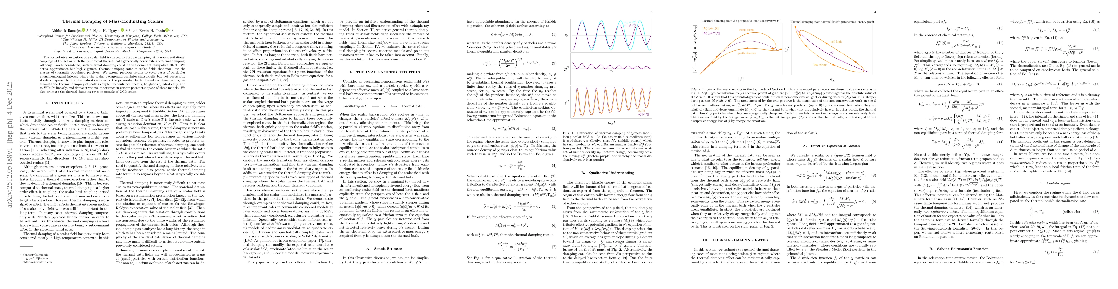 Thumbnail for Thermal Damping of Mass-Modulating Scalars