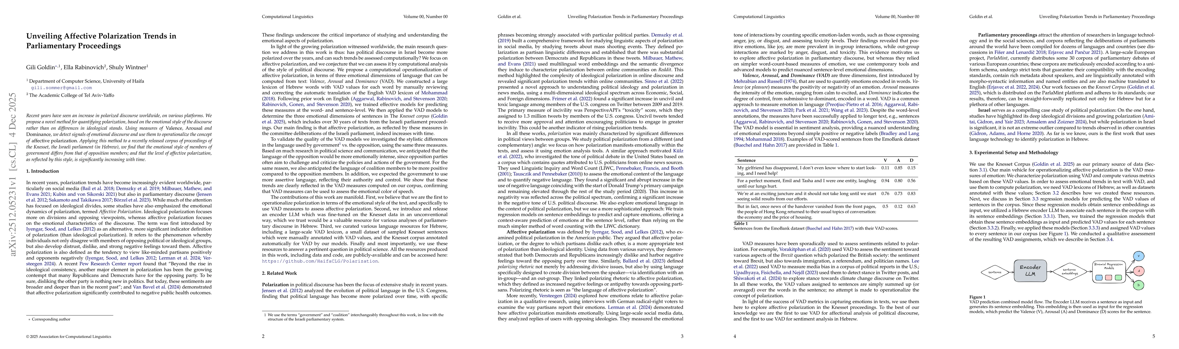 Thumbnail for Unveiling Affective Polarization Trends in Parliamentary Proceedings