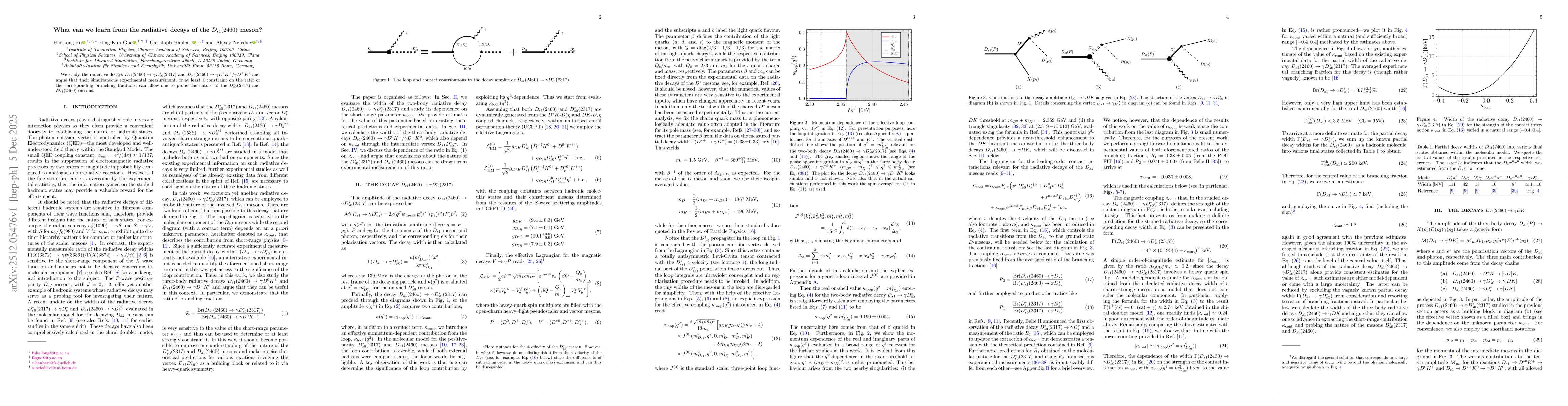 Thumbnail for What can we learn from the radiative decays of the $D_{s1}(2460)$ meson?