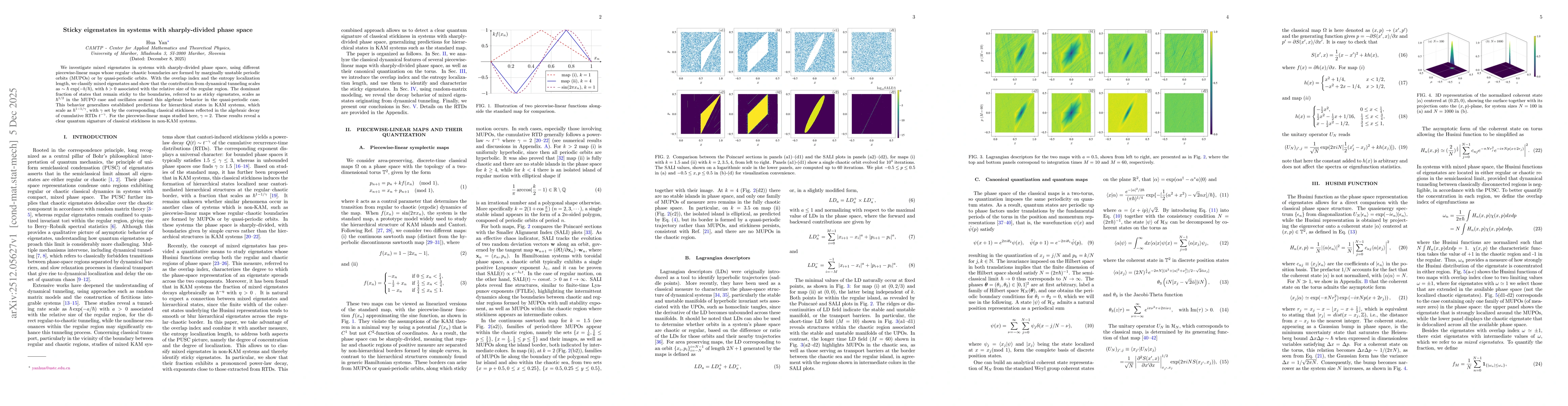 Thumbnail for Sticky eigenstates in systems with sharply-divided phase space