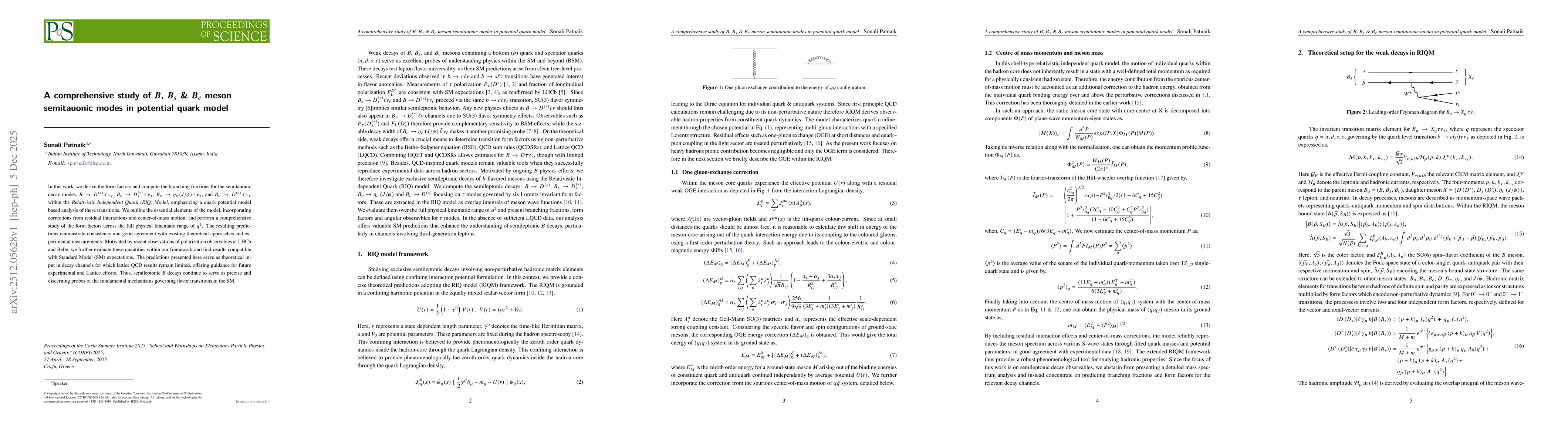 Thumbnail for A comprehensive study of $B$, $B_s$ and $B_c$ meson semitauonic modes in potential quark model