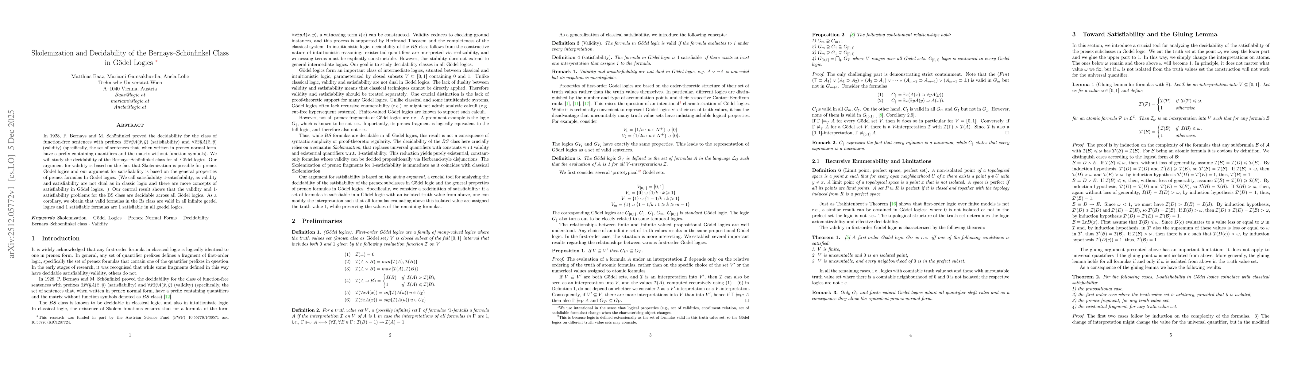 Thumbnail for Skolemization and Decidability of the Bernays-Schoenfinkel Class in Goedel Logics